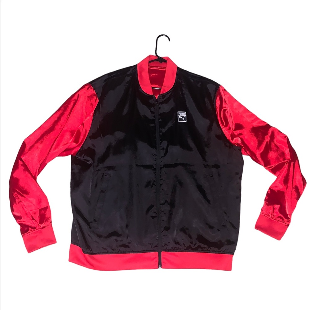 Mens Puma Reversible Satin Jacket